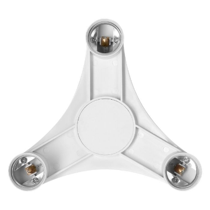 Imagine ADAPTOR DULIE, DE LA E27 LA 3X E27, ALB, LAT