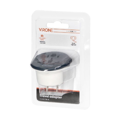 Imagine ADAPTOR STD AMERICAN / MULTISTECHER 2P+E 10A 110-230V,  BL/1