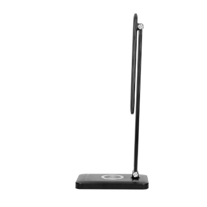 Imagine LAMPA DE BIROU LED SMD, 7W 3000-4000-6000K/390LM, NEGRU, ISIYO, PORT USB, DIABIL