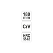 Imagine CLESTE TAIETOR 180MM,CRV , ROSU/GRI, YT-6611