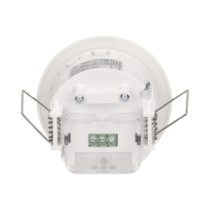 Imagine SENZOR MISCARE MICROUNDE, 360GR, 230V, 300-1200W, 3—300LUX, 10SEC-12MIN, IP20, ALB, INCASTRAT,