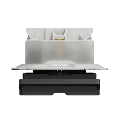 Imagine PRIZA ST CU CAPAC SIMPLA 2P+E 16A 250V, IP44, ANTRACIT  SEDNA SDD, F.RAMA