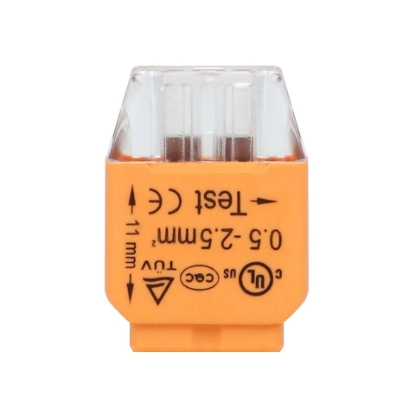 Imagine BLOC TERMINAL 1P, 2G, =<2.5MMP, 10BUC/BL, 24A, PUSH-IN, ORNO OR-SZ-8004/2/B10