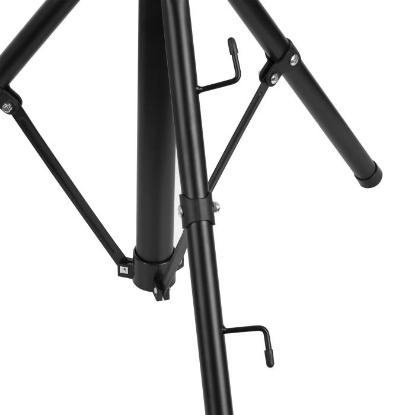 Imagine TREPIED DUBLU NEGRU  PENTRU PROIECTOARE LED, REGLAJ INALTIME  MAX. 150CM AD-NL