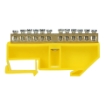 Imagine BLOC TERMINAL IZOLAT PE SINA,  81X43X11,5; 12 GAURI, GALBEN, OR-LZ-8204/12/Y