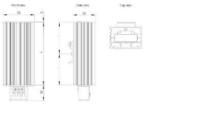 Imagine REZISTENTA DE INCALZIRE 150W 110-250VAC PT CUTII METAL EHG150