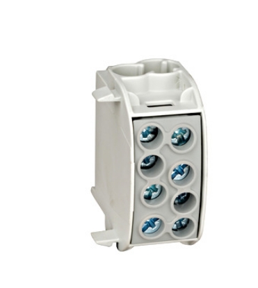 Imagine CLEMA DERIVATIE 1P, CU-AL, 35MM, 4GAURI, 2X35MMP/ 2X25MMP, IZOLATA-GRI