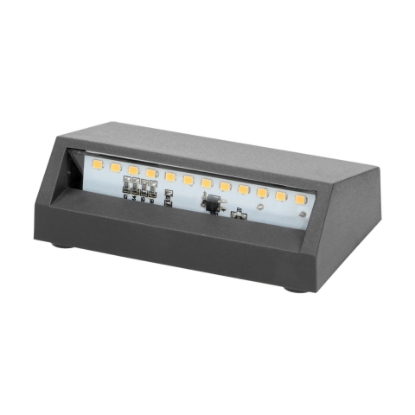 Imagine APLICA LED, IP65,  1.5W, 4000K/  60LM, IK08, ABS+PC, GRI, 100/33/60MM