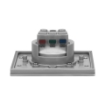 Imagine PRIZA MOBILIER, 2P+E, INOX, IP55, OR-AE-1397