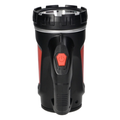 Imagine LANTERNA CU LED 3.0W/165LM, LED COB / LED CREE, REINCARCABILA PRIN MICRO-USB, NEGRU/ROSU