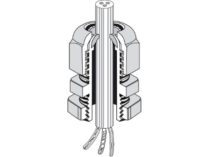 Imagine PRESETUPA M20 IGNIFUG, AUTOSTINGABIL, FARA HALOGEN, REZIST LA TEMP. - 25°C LA +70°C, PORTOCALIU