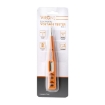 Imagine TESTER (DETECTOR) TENSIUNE AC/DC CU LCD, PREZENTA, INDUCTIE, CONTINUITATE, POLARITATE, PORTOCALIU