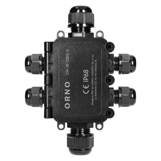Imagine Cutie de joncțiune montată pe suprafață HD IP68, 0,5-6,0 mm2, 2 presetupe M20, 1 presetupă M16