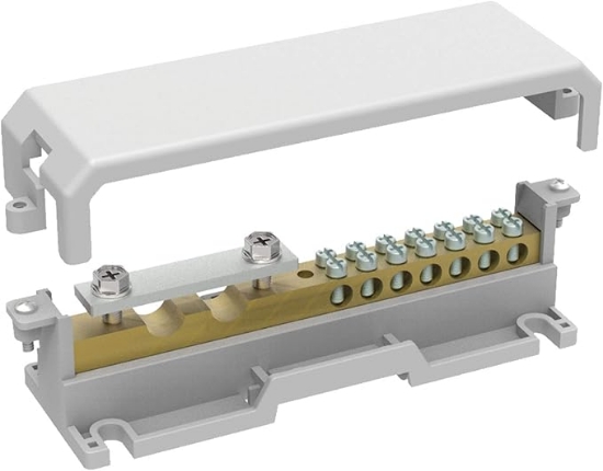Imagine BARA EGALIZARE POTENTIAL 10 CONEXIUNI, 155MM, GRI