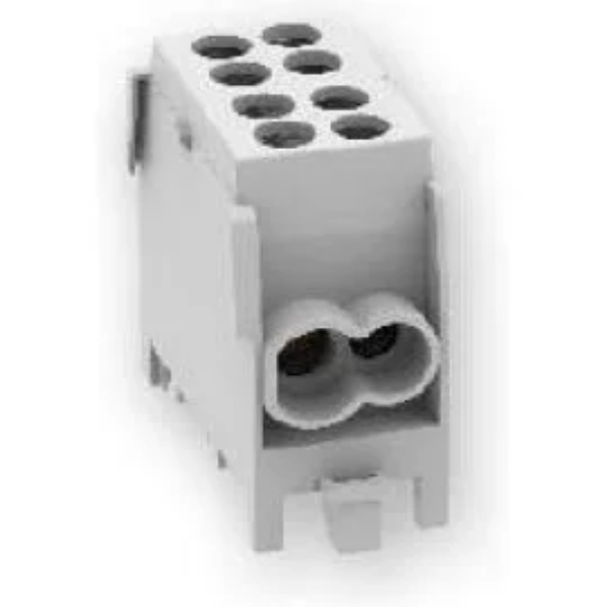 Imagine CLEMA DERIVATIE 1P, 25MMP, 3 IESIRI (1*25+2*16)MMP, CU-AL, 100A, GRI,