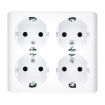 Imagine BLOC 4 PRIZE 2P+E 16A 250V ALB CLASSIC EGSZ4NZ/11