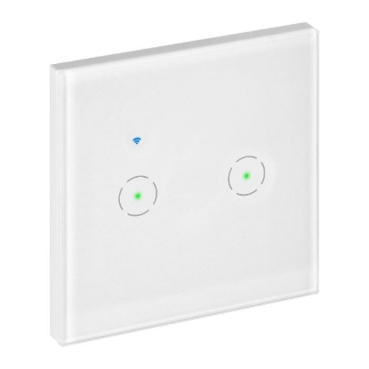 Imagine INTRERUPATOR DUBLU ST, WI-FI, TUYA SMART, ALB
