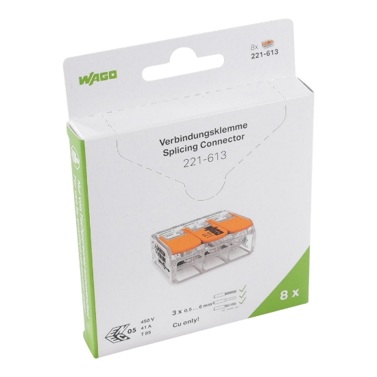 Imagine CONECTOR DE IMBINARE 1P, 3G(1*3G) - 8BUC/CT - 32A - 0.50 - 6 MMP, -