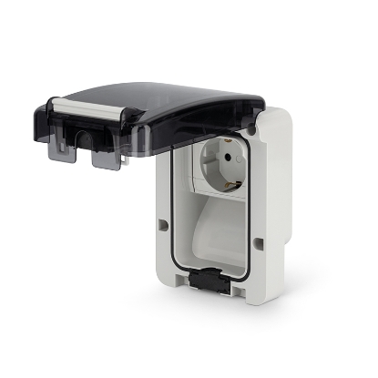 Imagine PRIZA ST SIMPLA 2P+E 16A IP66 GRI 250V SCAME