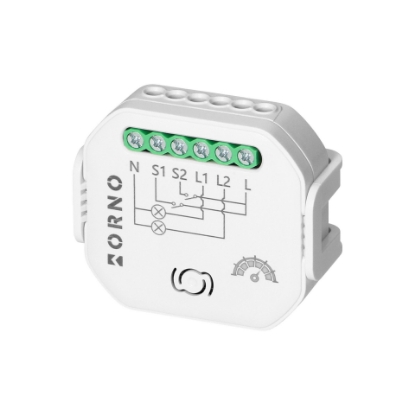 Imagine RELEU 10A 2300W 100-240VAC 2ND+0NI PE SINA 3MD 2 CANAL WI-FI SAU BLUETOOTH, DIMABIL, TUYA
