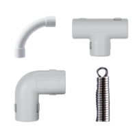 Imagine pentru categorie Coturi, Mufe si  " T " pentru Tub Rigid si Flexibil