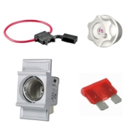 Imagine pentru categorie Socluri, Sigurante si Patroane fuzibile