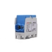Imagine BLOC DISTRIBUTIE 1P, (2*25+2*16)MMP/4GAURI, CU-AL, 100A, ALBASTRU,
