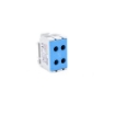 Imagine BLOC DISTRIBUTIE 1P, (2* 50+2*50)MMP/ 4GAURI, CU-AL, 160A, ALBASTRU,