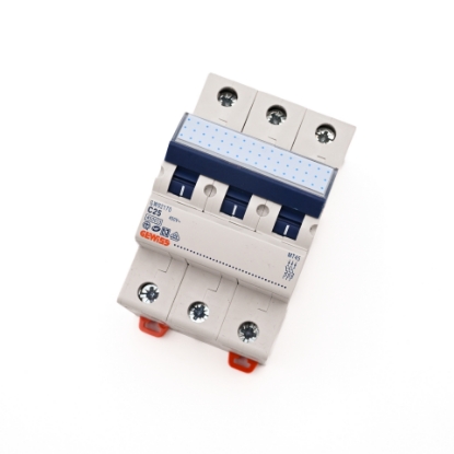Arată detalii pentru DISJUNCTOR 3P C 25A  4.5KA 3MD GW  92170 Imagine DISJUNCTOR 3P C 25A  4.5KA 3MD GW  92170
