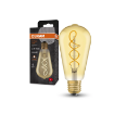 Imagine BEC LED E27 A, 2000K/ 250LM,  5.0W 230V, FILAMENT SPIRALA  GOLD  EDISON
