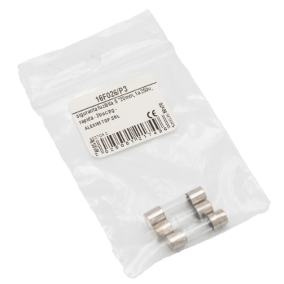 Imagine SIGURANTA FUZIBILA, FI 5 *20MM, 1.0A 250V, RAPIDA - 3BUC/PG