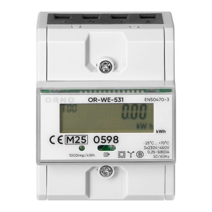 Imagine CONTOR TRIFAZAT, 0.25-5( 80A), 3*230/400V, DIGITAL, 4.5MD, PE SINA