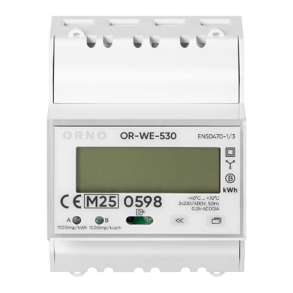 Imagine CONTOR TRIFAZAT, 0.25-5(100)A, 3*230/400V, MID, DIGITAL, PE SINA